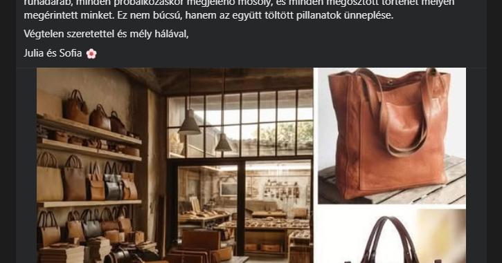 Kreatív Online - Valóban két váci nagymama kesereg a Facebookon a multik miatt, mert be kell zárniuk a kis butikjukat?